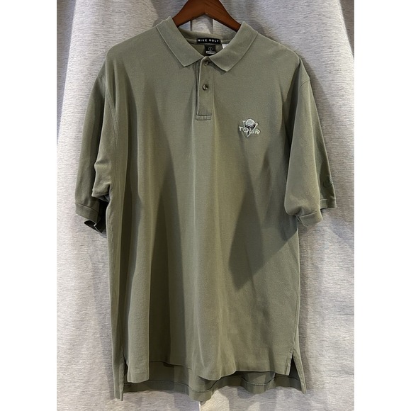 Nike Golf Vintage Polo Mens Large Purple Nike Tour Embroidered Active Casual - Picture 1 of 7